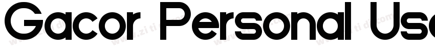 Gacor Personal Use字体转换